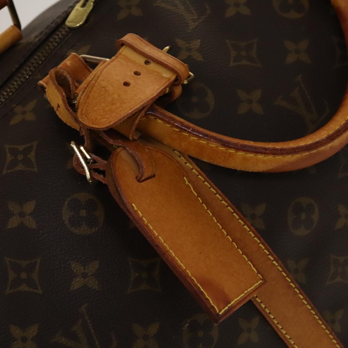 LOUIS VUITTON Monogram Keepall Bandouliere 60 Boston Bag M41412 LV Auth 139748