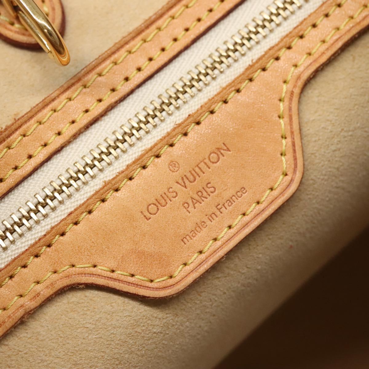 LOUIS VUITTON Damier Azur Hampstead PM Tote Bag N51207 LV Auth 139756