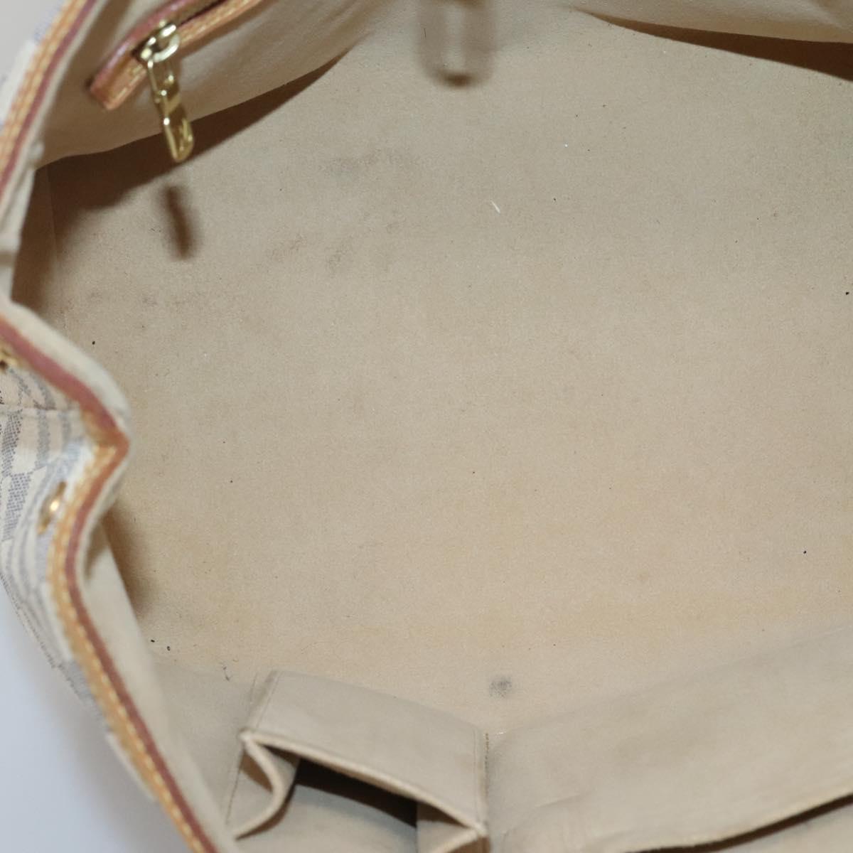 LOUIS VUITTON Damier Azur Hampstead PM Tote Bag N51207 LV Auth 139756