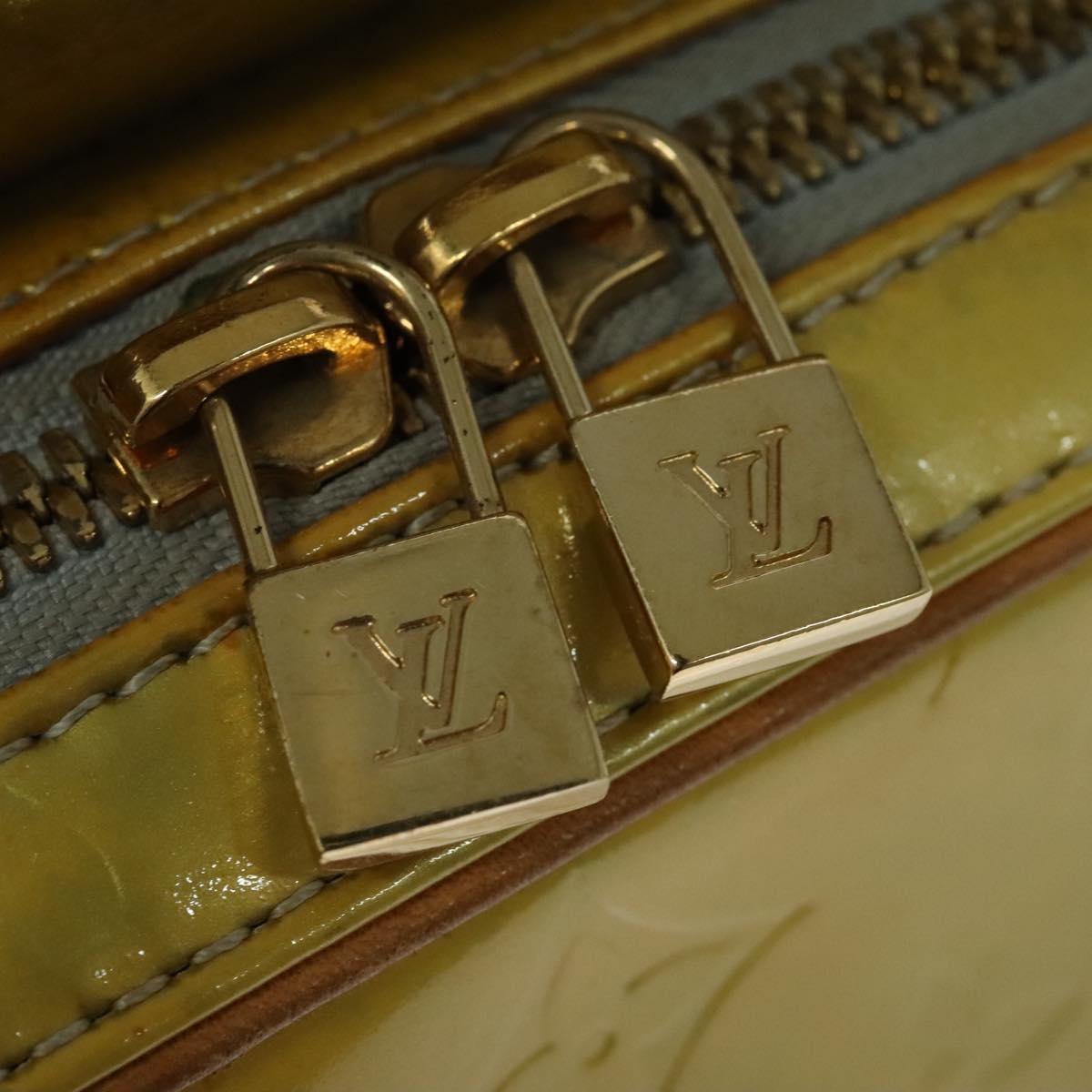 LOUIS VUITTON Monogram Vernis Marley Backpack Gris M91038 LV Auth 139758