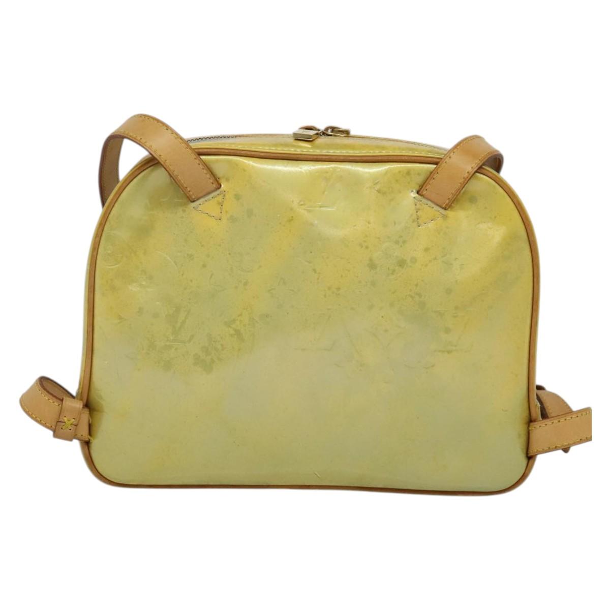 LOUIS VUITTON Monogram Vernis Marley Backpack Gris M91038 LV Auth 139758