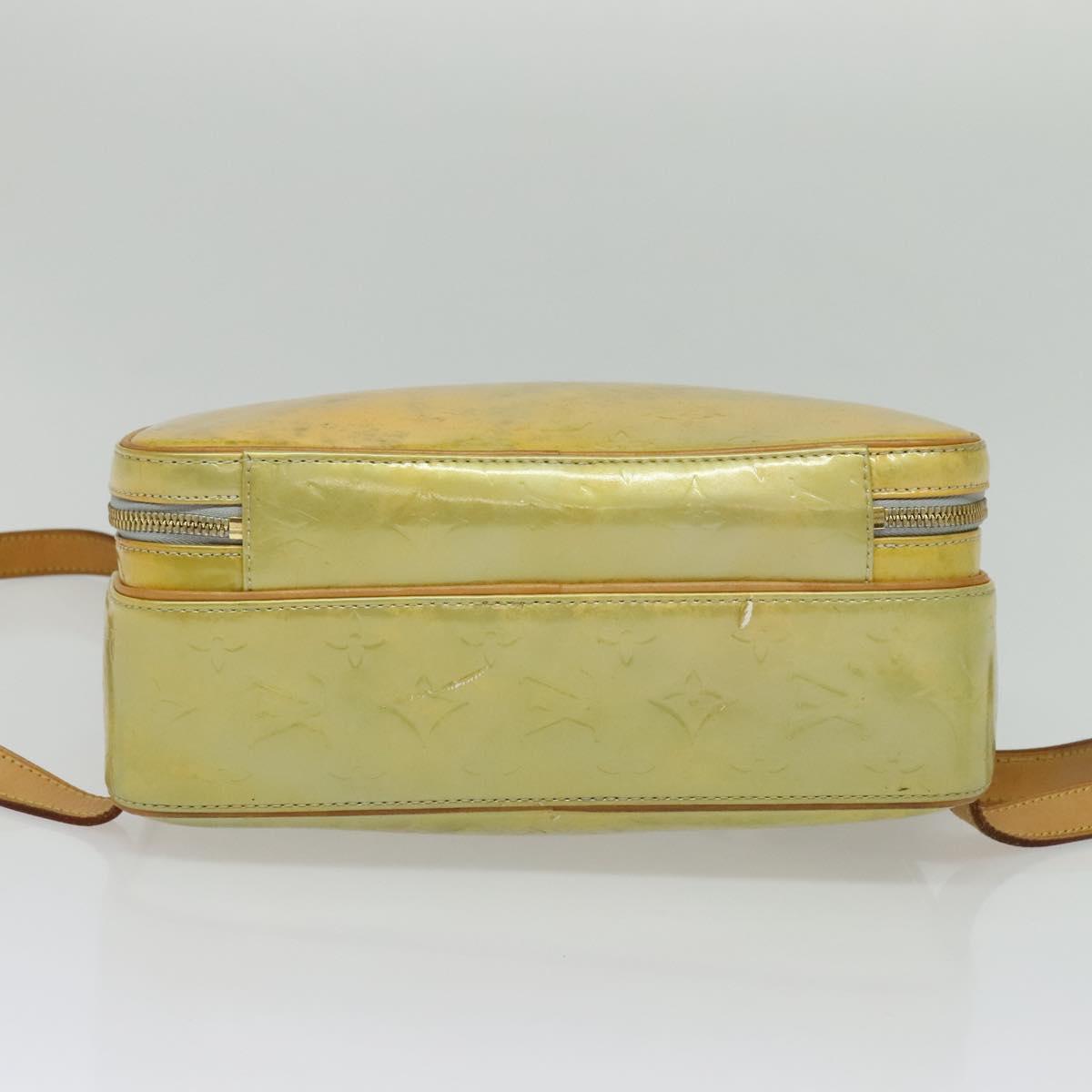 LOUIS VUITTON Monogram Vernis Marley Backpack Gris M91038 LV Auth 139758