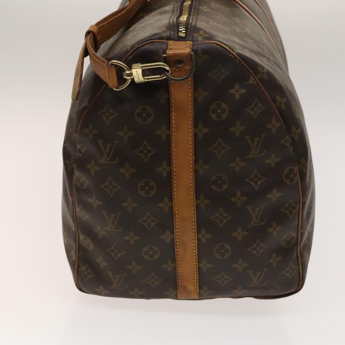 LOUIS VUITTON Monogram Keepall Bandouliere 60 Boston Bag M41412 LV Auth 139764