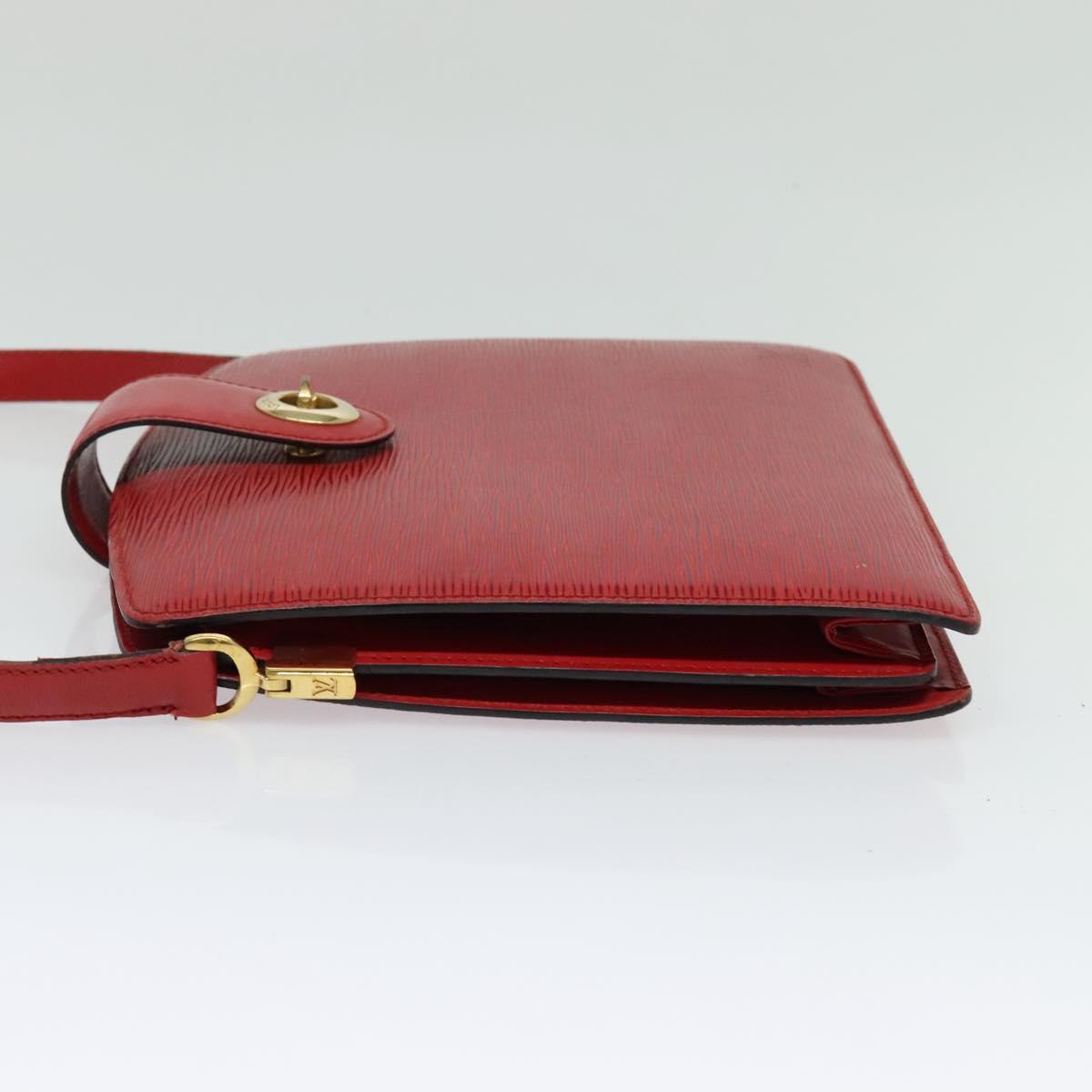 LOUIS VUITTON Epi Capuchin Shoulder Bag Red M52347 LV Auth 139777