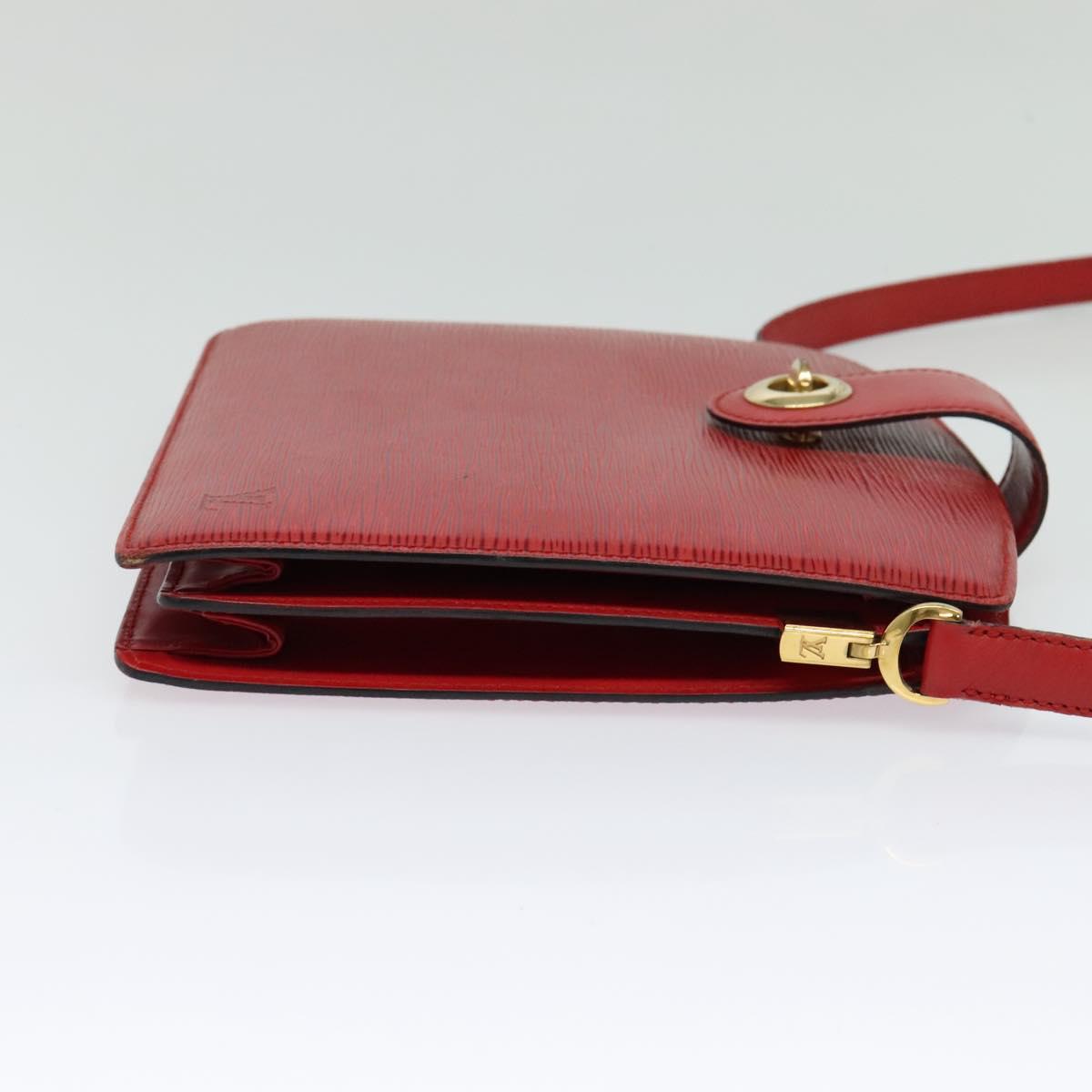 LOUIS VUITTON Epi Capuchin Shoulder Bag Red M52347 LV Auth 139777