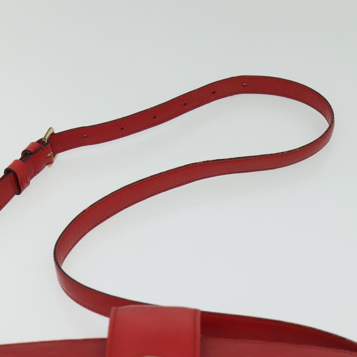 LOUIS VUITTON Epi Capuchin Shoulder Bag Red M52347 LV Auth 139777