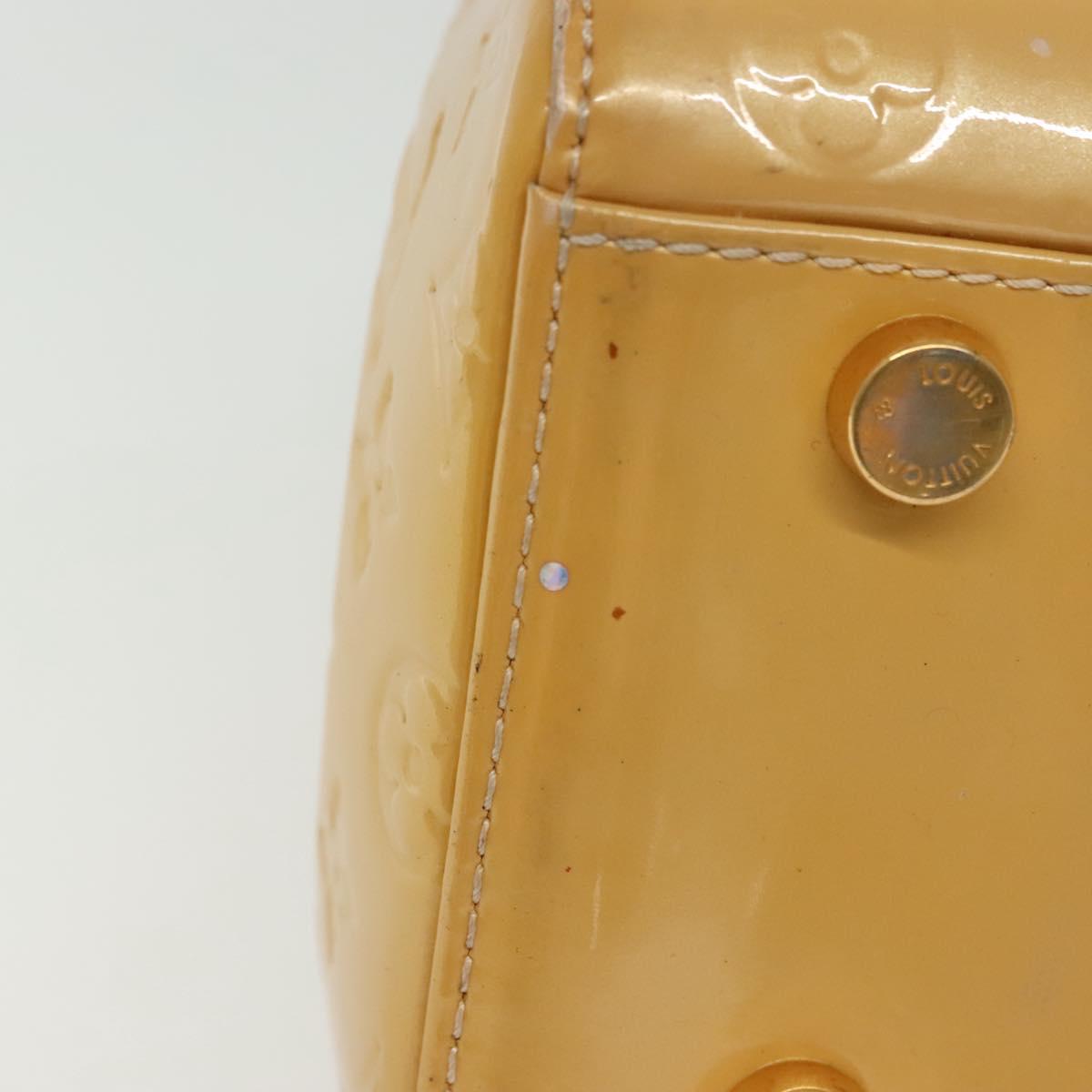 LOUIS VUITTON Vernis Blair GM Hand Bag 2way Rose Flow Lantern M91621 Auth 139779