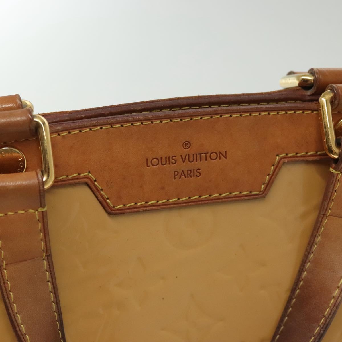 LOUIS VUITTON Vernis Blair GM Hand Bag 2way Rose Flow Lantern M91621 Auth 139779