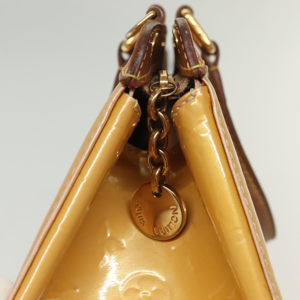 LOUIS VUITTON Vernis Blair GM Hand Bag 2way Rose Flow Lantern M91621 Auth 139779