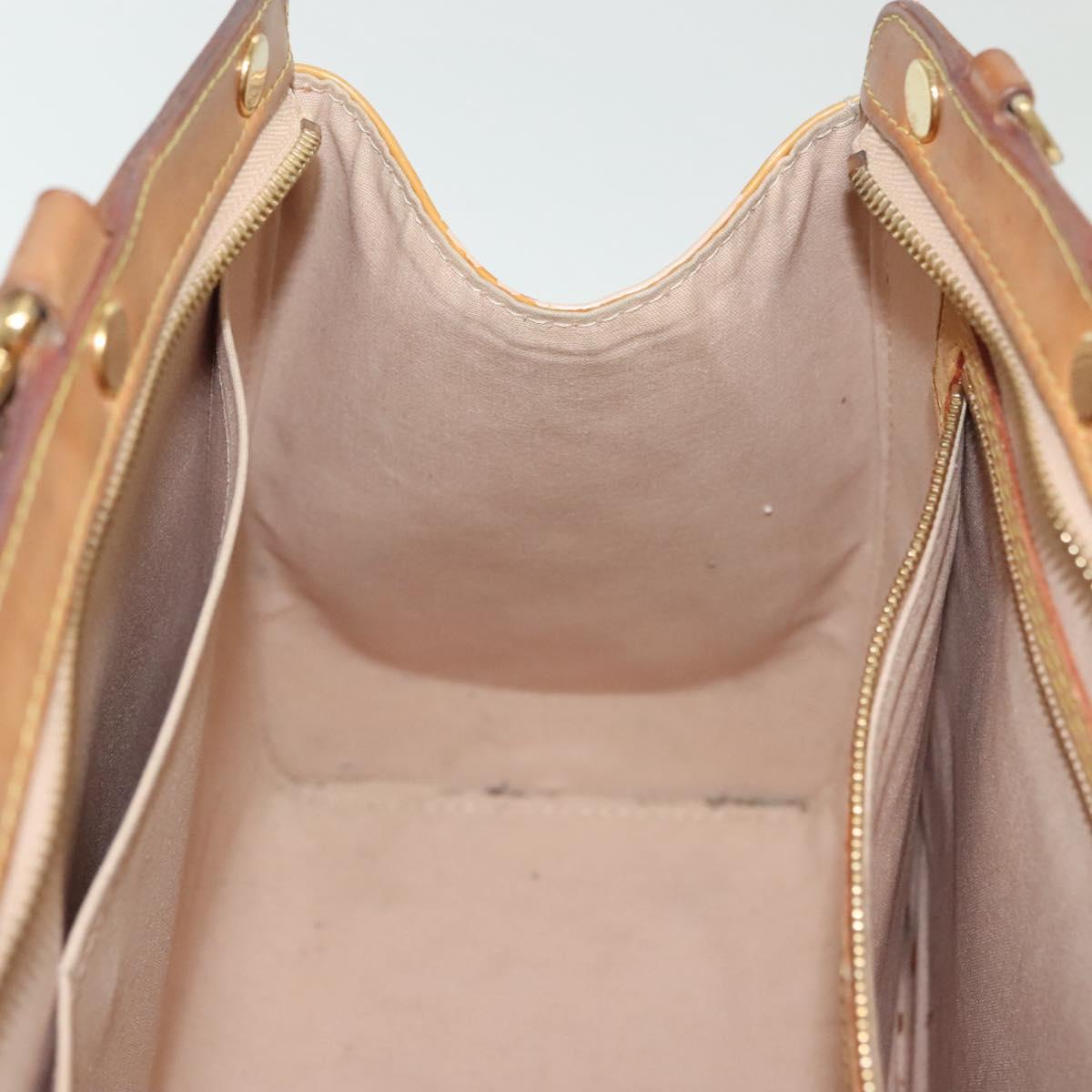 LOUIS VUITTON Vernis Blair GM Hand Bag 2way Rose Flow Lantern M91621 Auth 139779