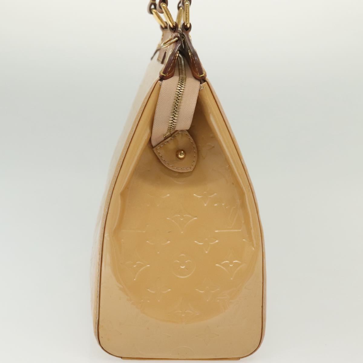 LOUIS VUITTON Vernis Blair GM Hand Bag 2way Rose Flow Lantern M91621 Auth 139779