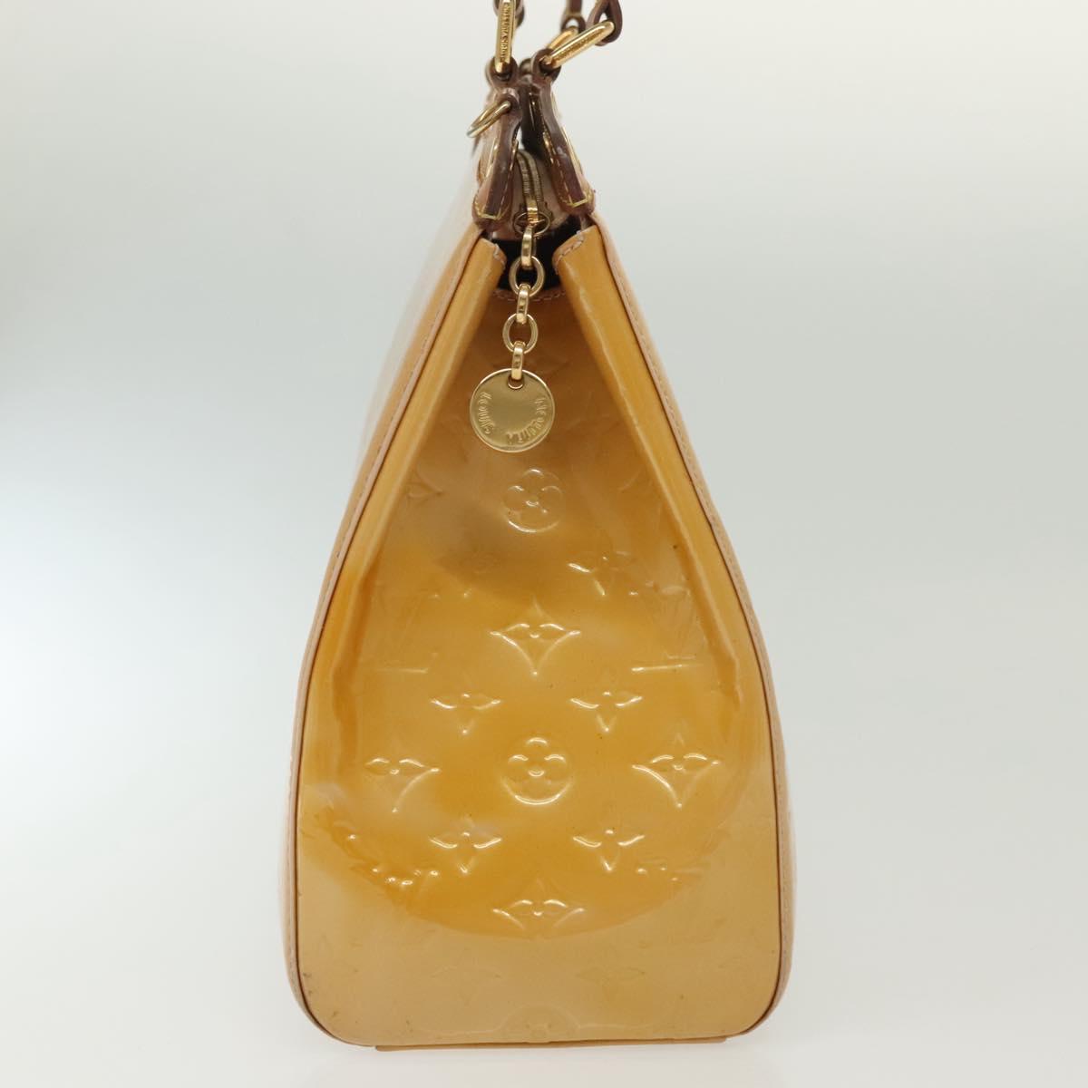 LOUIS VUITTON Vernis Blair GM Hand Bag 2way Rose Flow Lantern M91621 Auth 139779