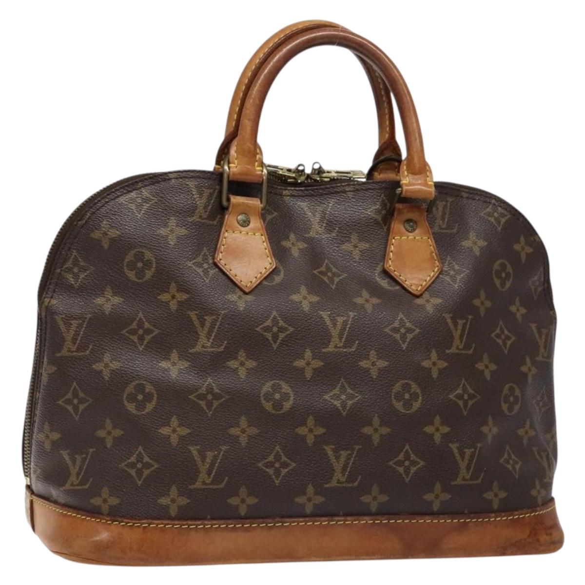 LOUIS VUITTON Monogram Alma Hand Bag M51130 LV Auth 139783