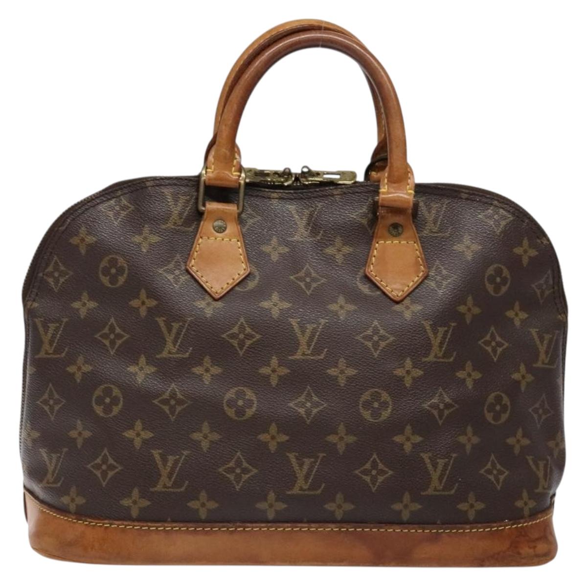 LOUIS VUITTON Monogram Alma Hand Bag M51130 LV Auth 139783