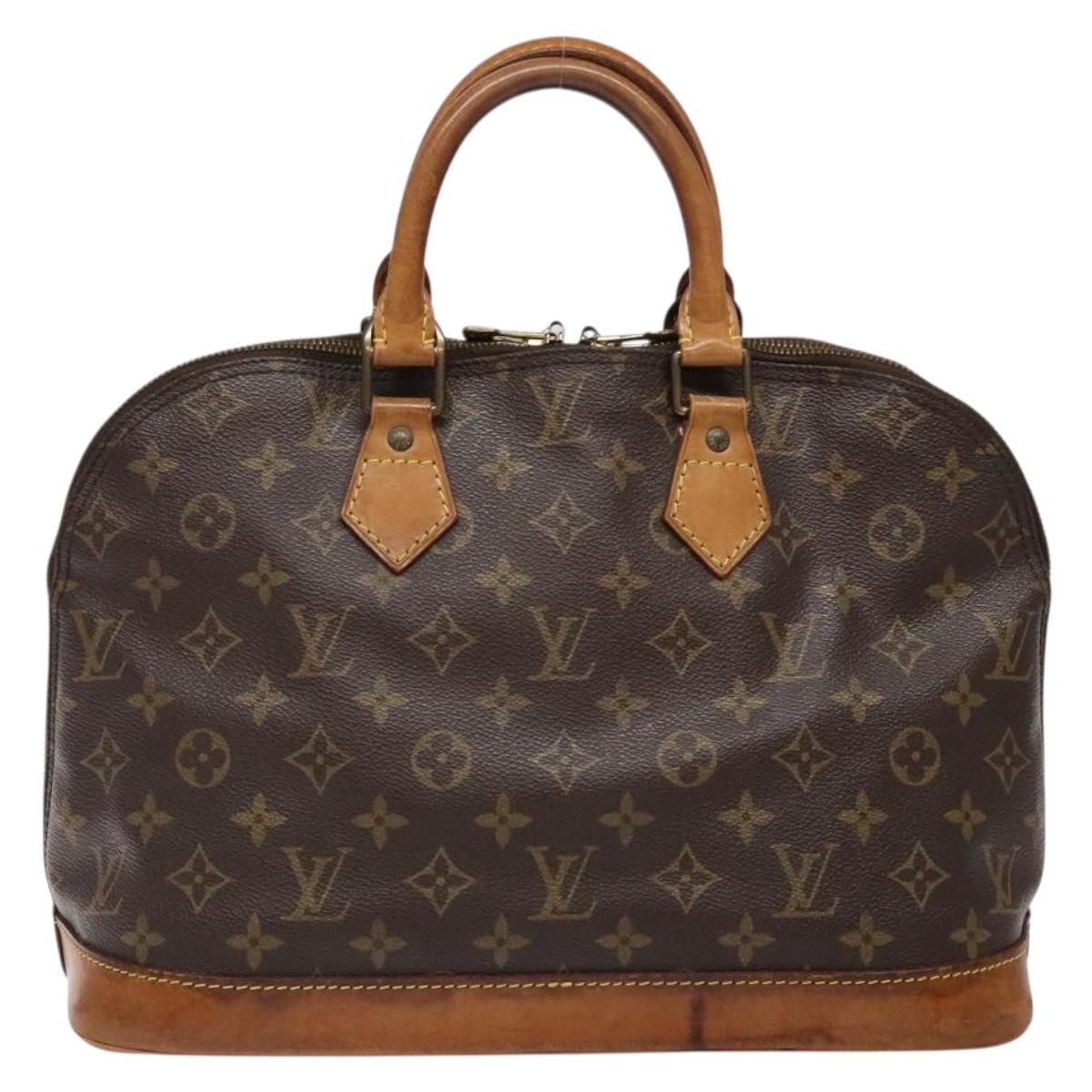 LOUIS VUITTON Monogram Alma Hand Bag M51130 LV Auth 139783