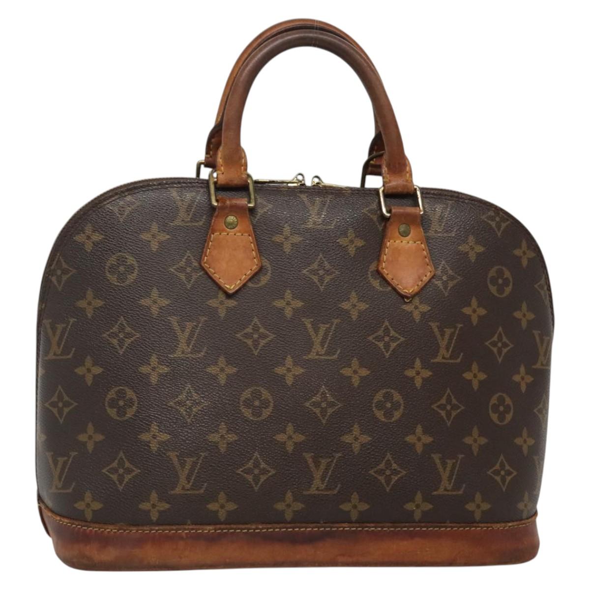 LOUIS VUITTON Monogram Alma Hand Bag M51130 LV Auth 139784