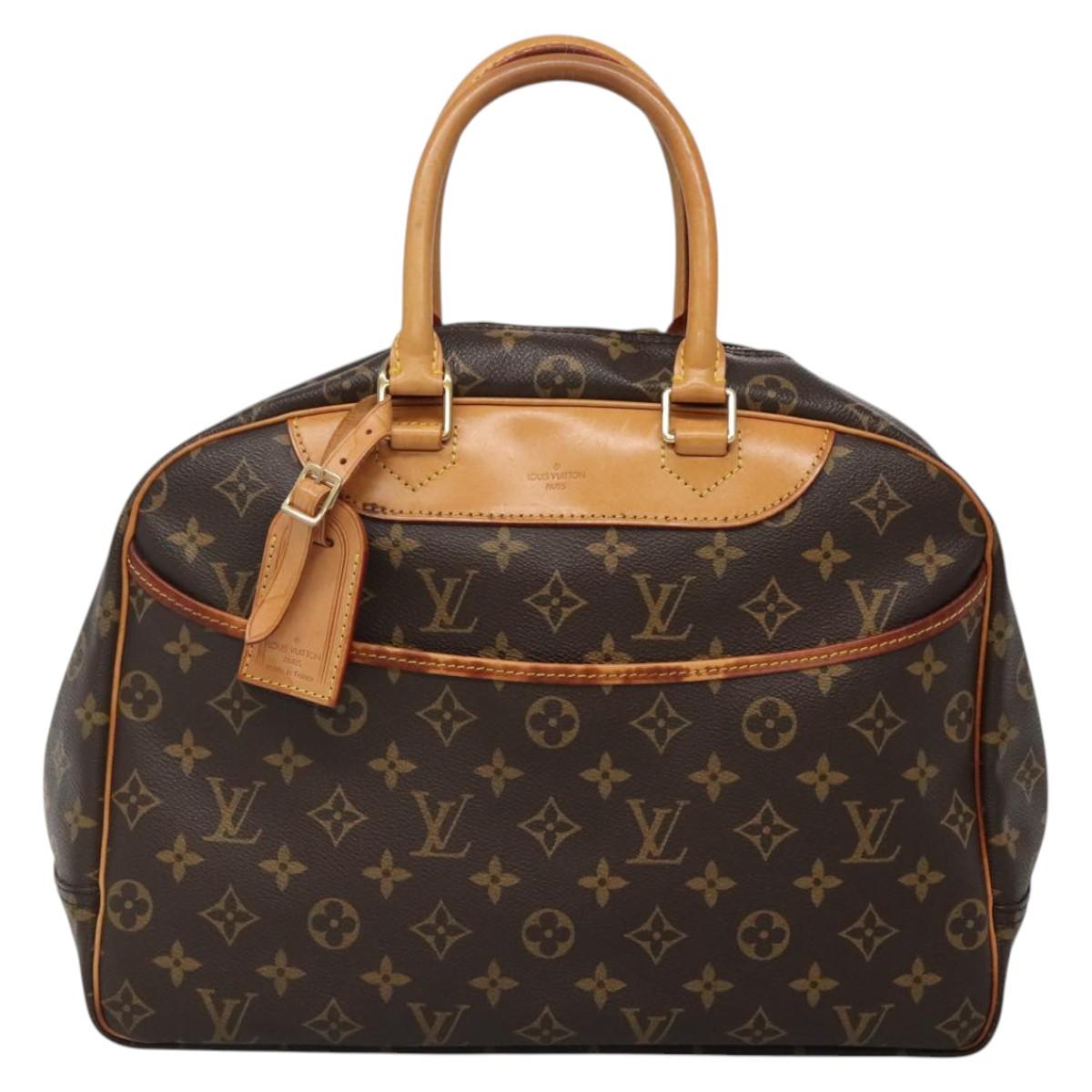 LOUIS VUITTON Monogram Deauville Hand Bag M47270 LV Auth 139826