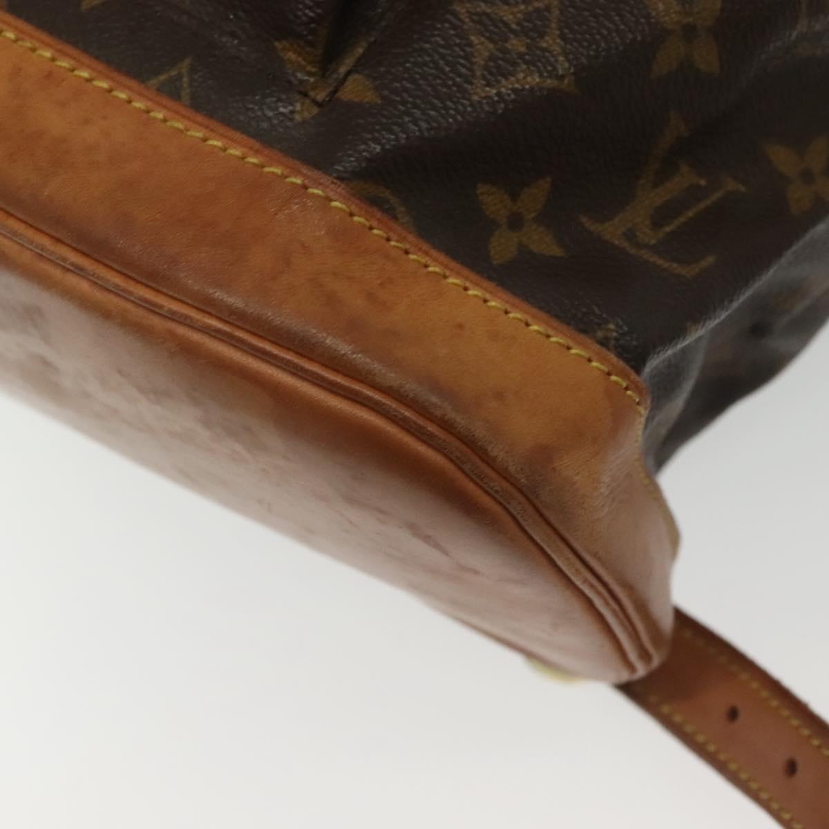 LOUIS VUITTON Monogram Montsouris GM Backpack M51135 LV Auth 139827