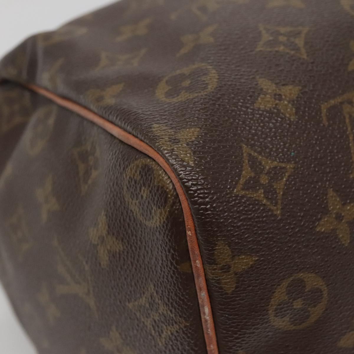 LOUIS VUITTON Monogram Speedy 35 Hand Bag M41524 LV Auth 139832