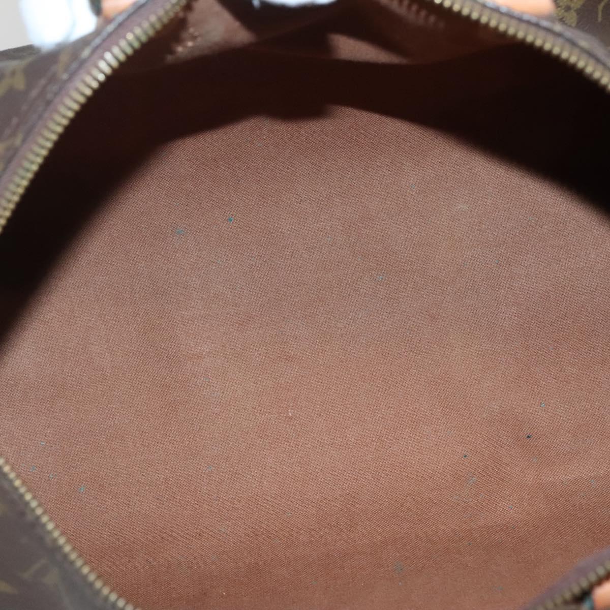 LOUIS VUITTON Monogram Speedy 35 Hand Bag M41524 LV Auth 139832