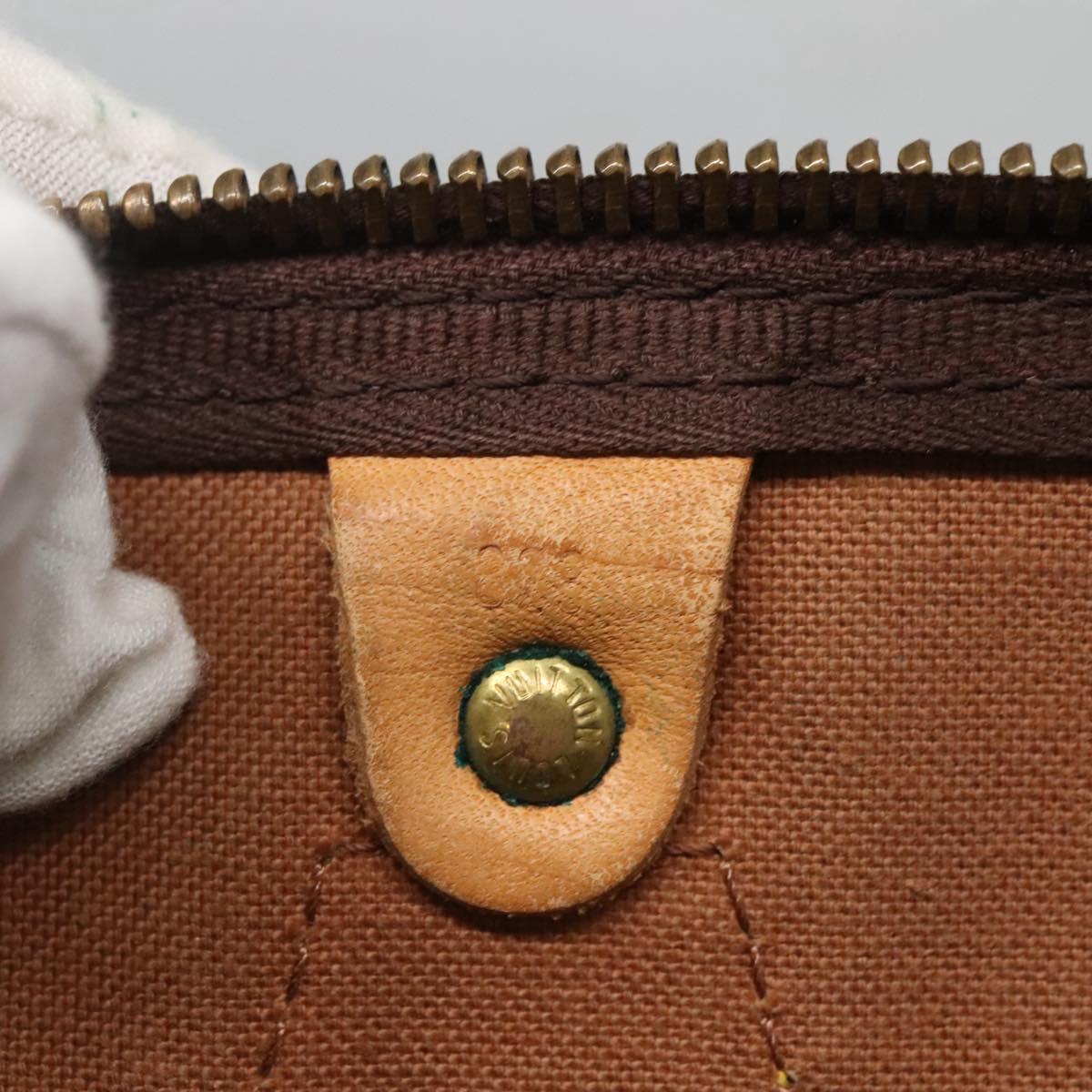 LOUIS VUITTON Monogram Speedy 35 Hand Bag M41524 LV Auth 139832