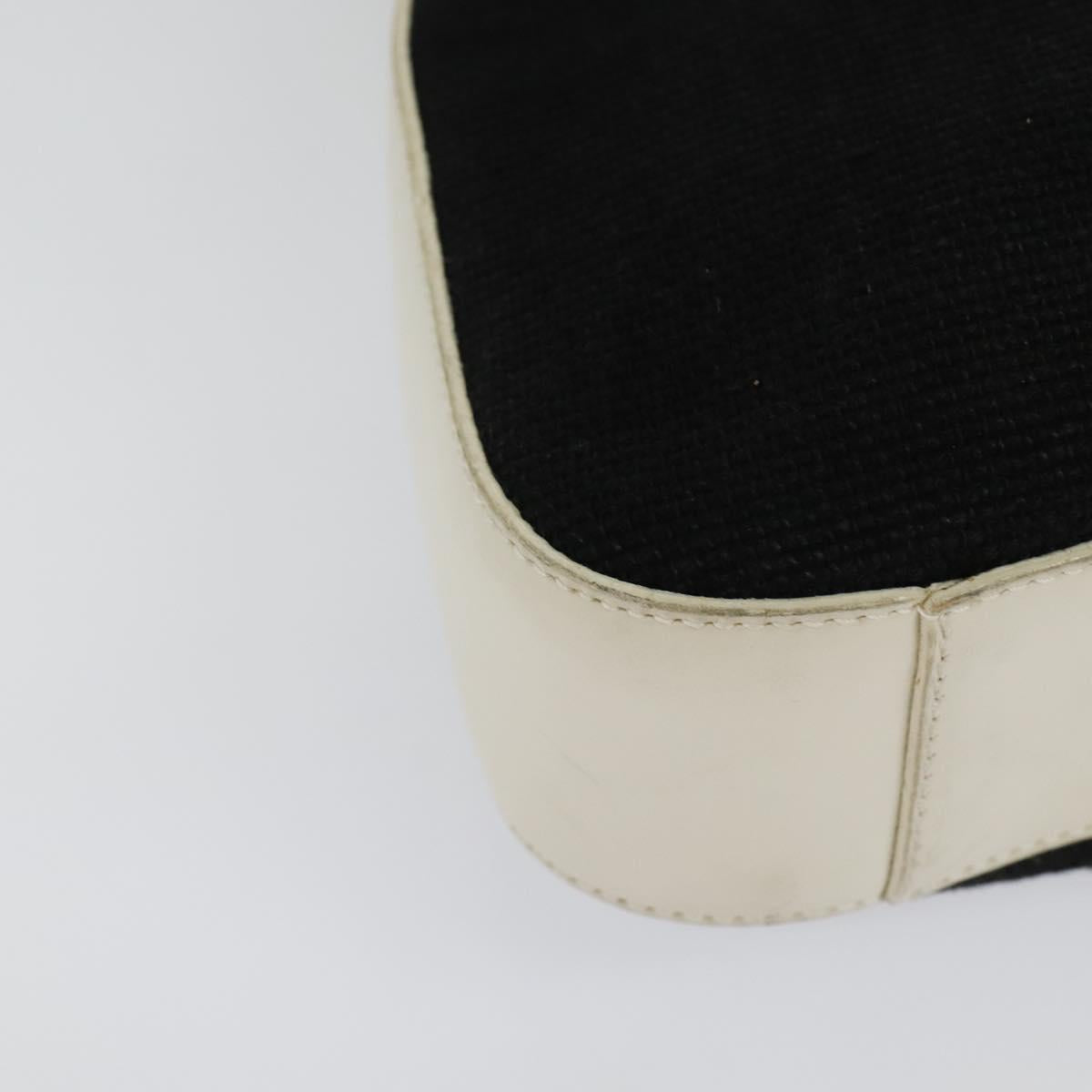 GUCCI Shoulder Bag Canvas Black Silver 001 3812 Auth 139851