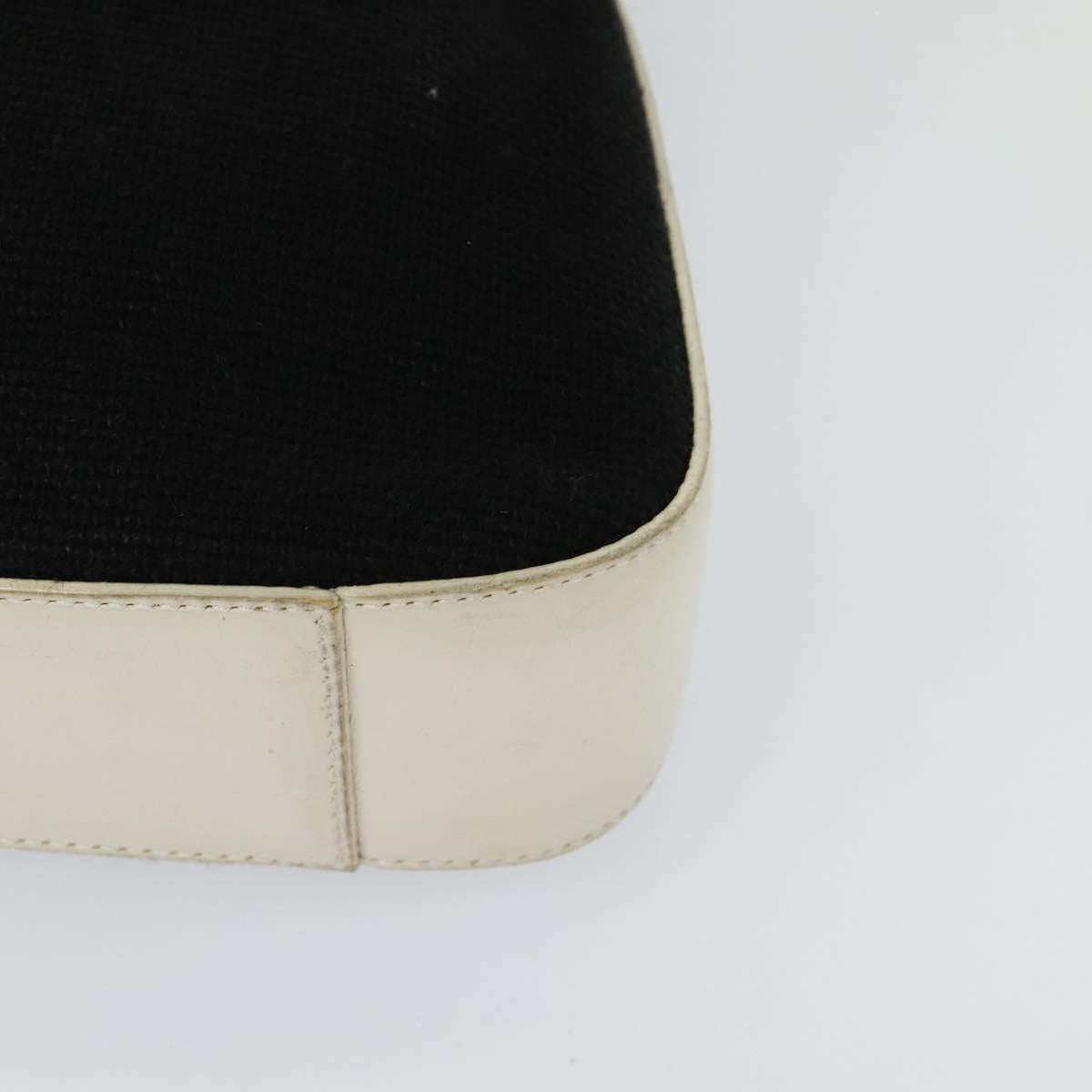 GUCCI Shoulder Bag Canvas Black Silver 001 3812 Auth 139851
