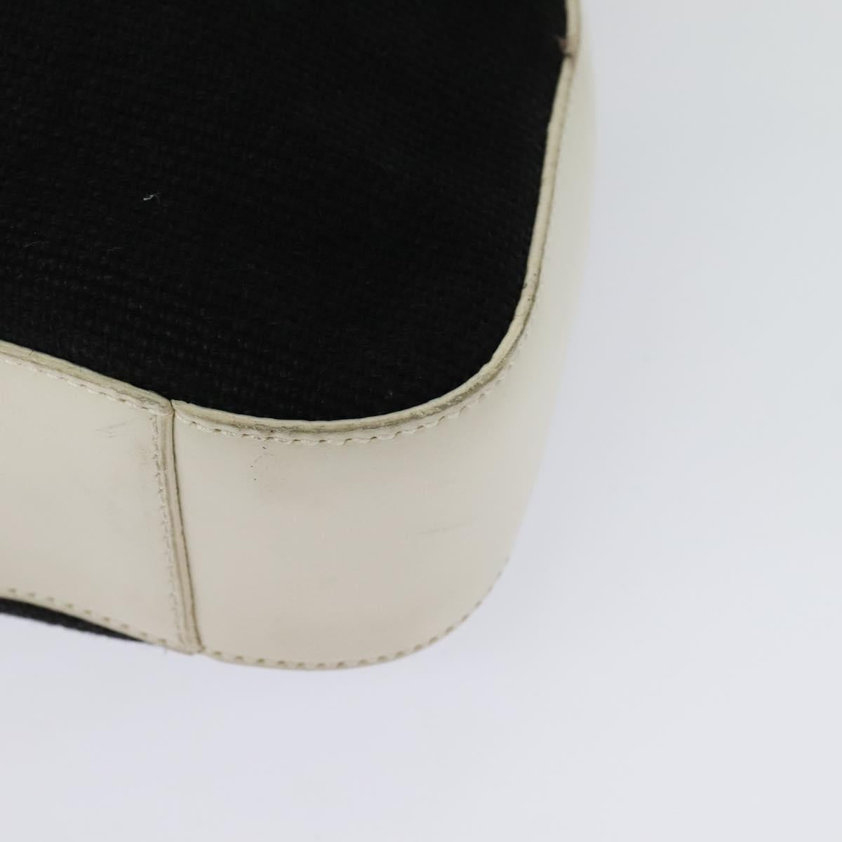 GUCCI Shoulder Bag Canvas Black Silver 001 3812 Auth 139851
