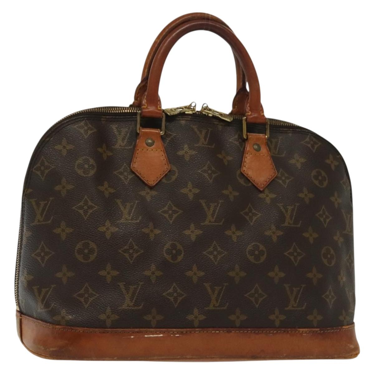 LOUIS VUITTON Monogram Alma Hand Bag M51130 LV Auth 139859
