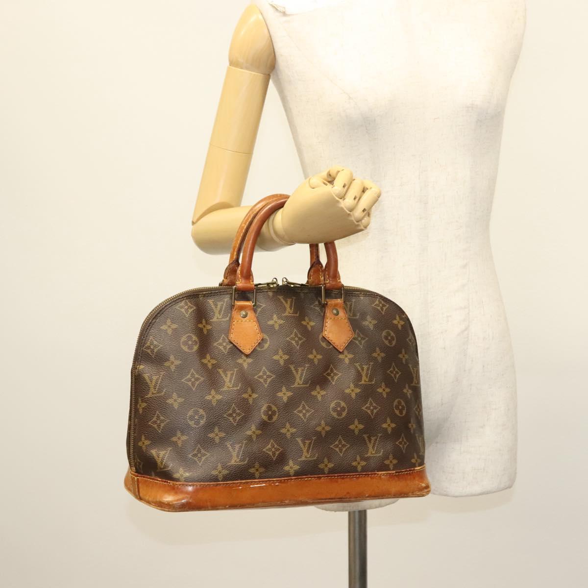 LOUIS VUITTON Monogram Alma Hand Bag M51130 LV Auth 139859