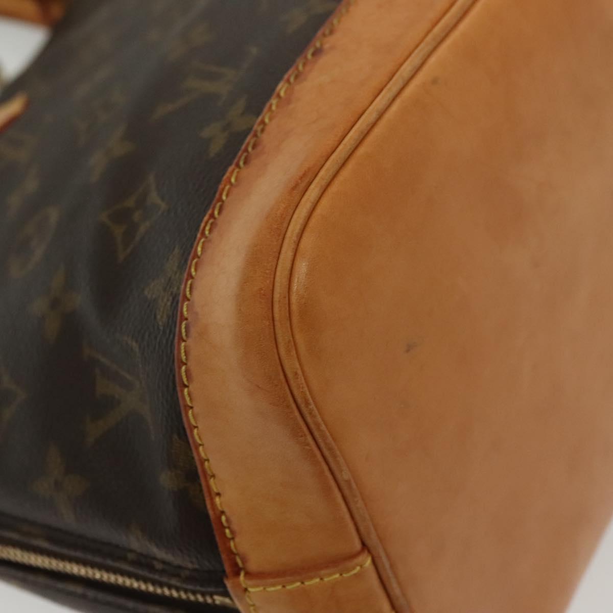 LOUIS VUITTON Monogram Alma Hand Bag M51130 LV Auth 139860