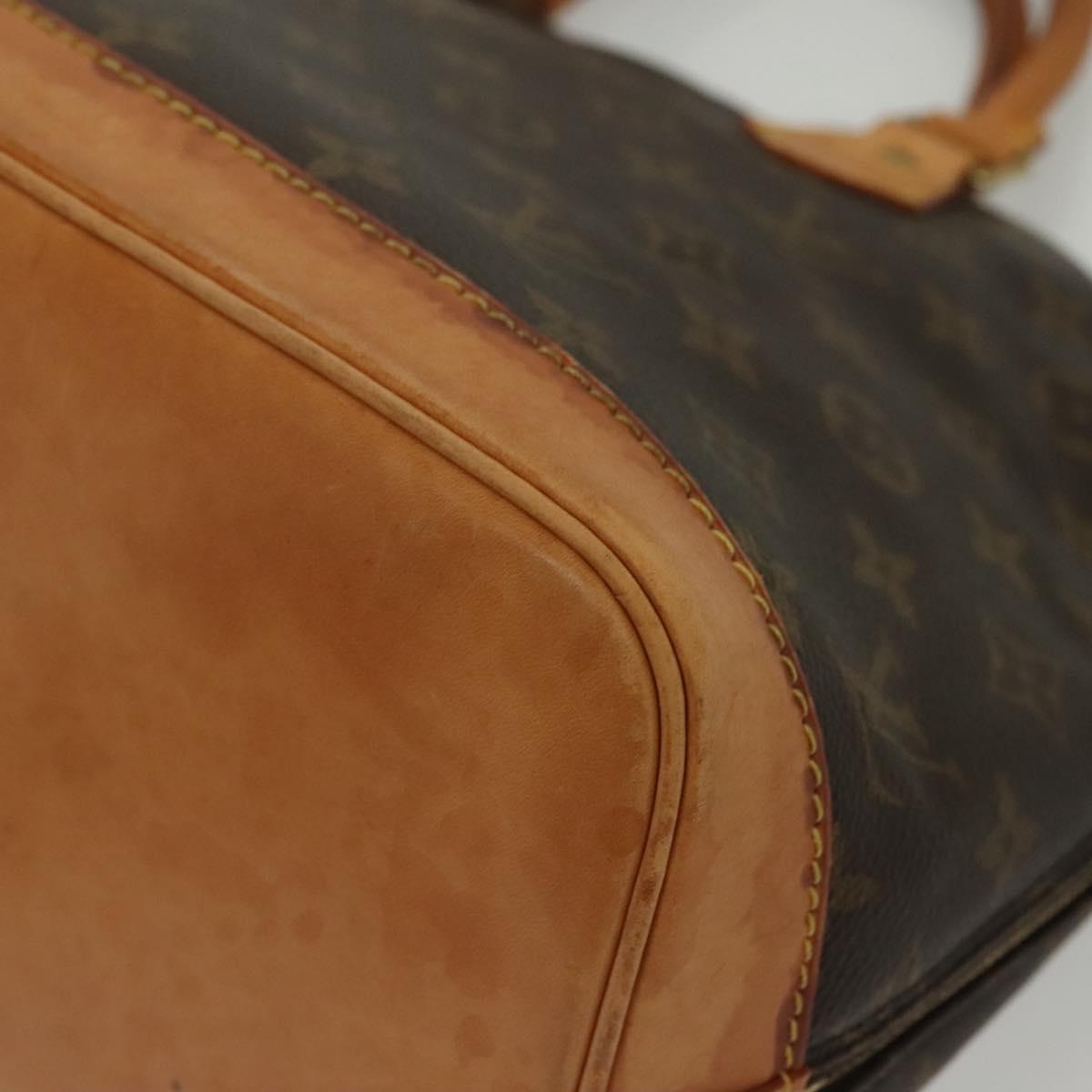 LOUIS VUITTON Monogram Alma Hand Bag M51130 LV Auth 139860