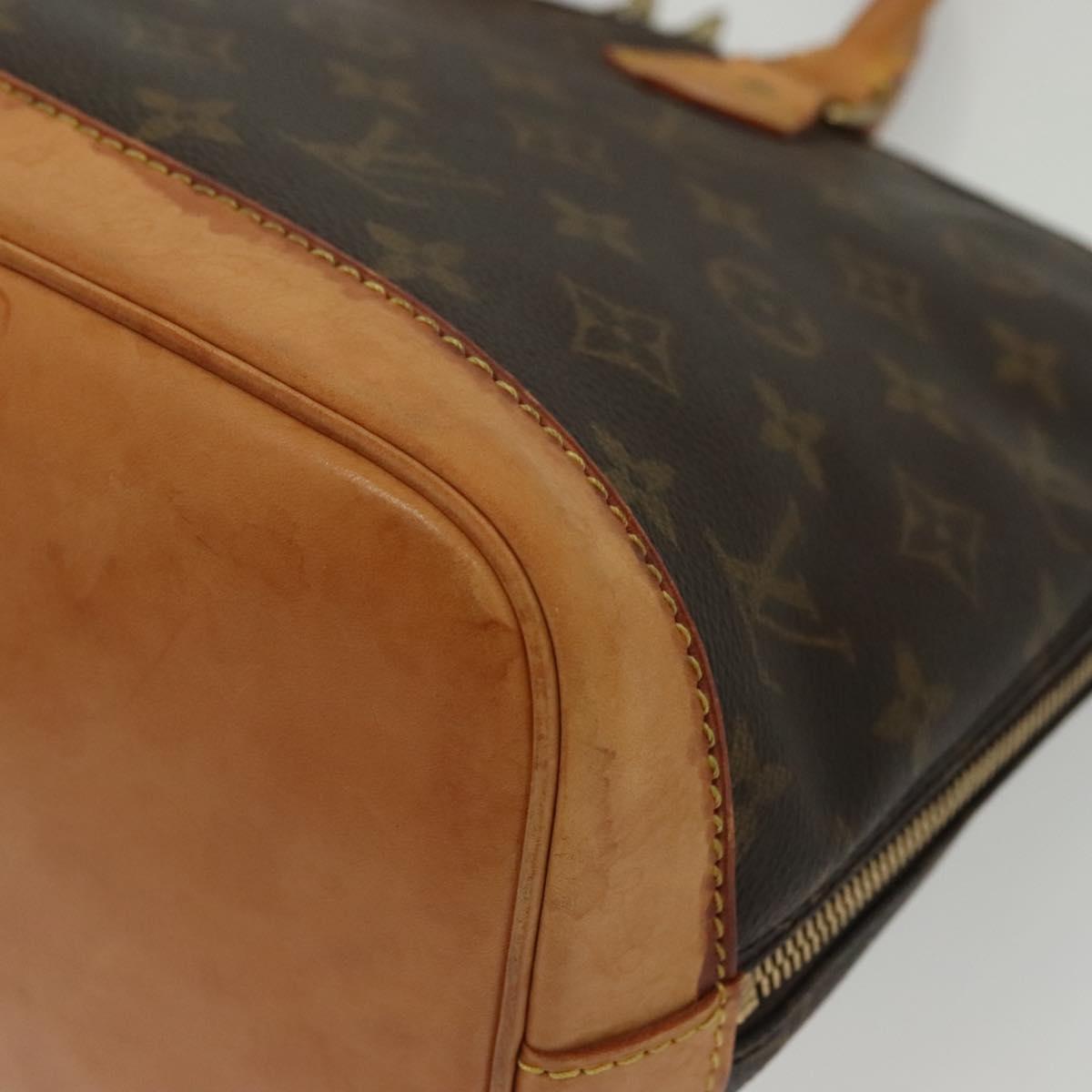 LOUIS VUITTON Monogram Alma Hand Bag M51130 LV Auth 139860