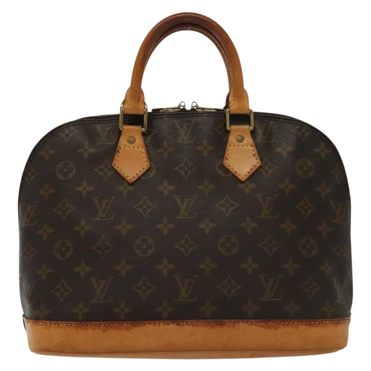 LOUIS VUITTON Monogram Alma Hand Bag M51130 LV Auth 139860