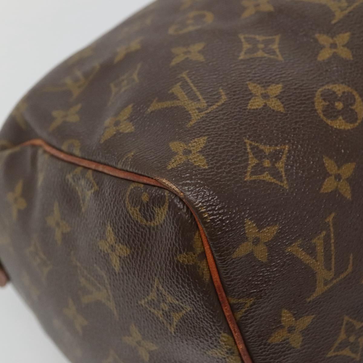 LOUIS VUITTON Monogram Speedy 30 Hand Bag M41526 LV Auth 139871