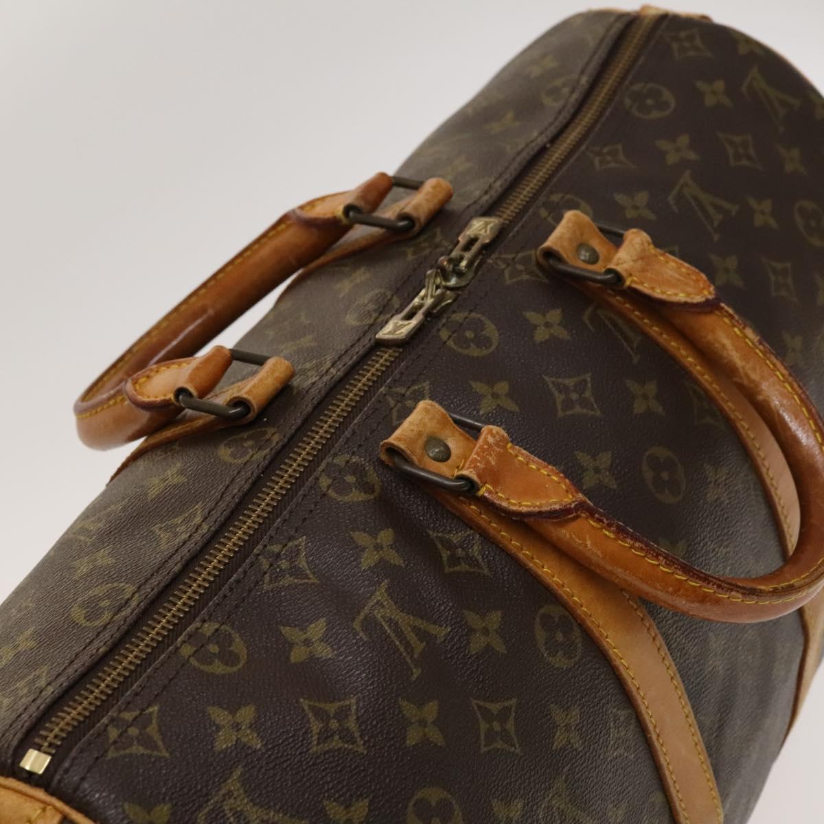 LOUIS VUITTON Monogram Keepall 45 Boston Bag M41428 LV Auth 139879