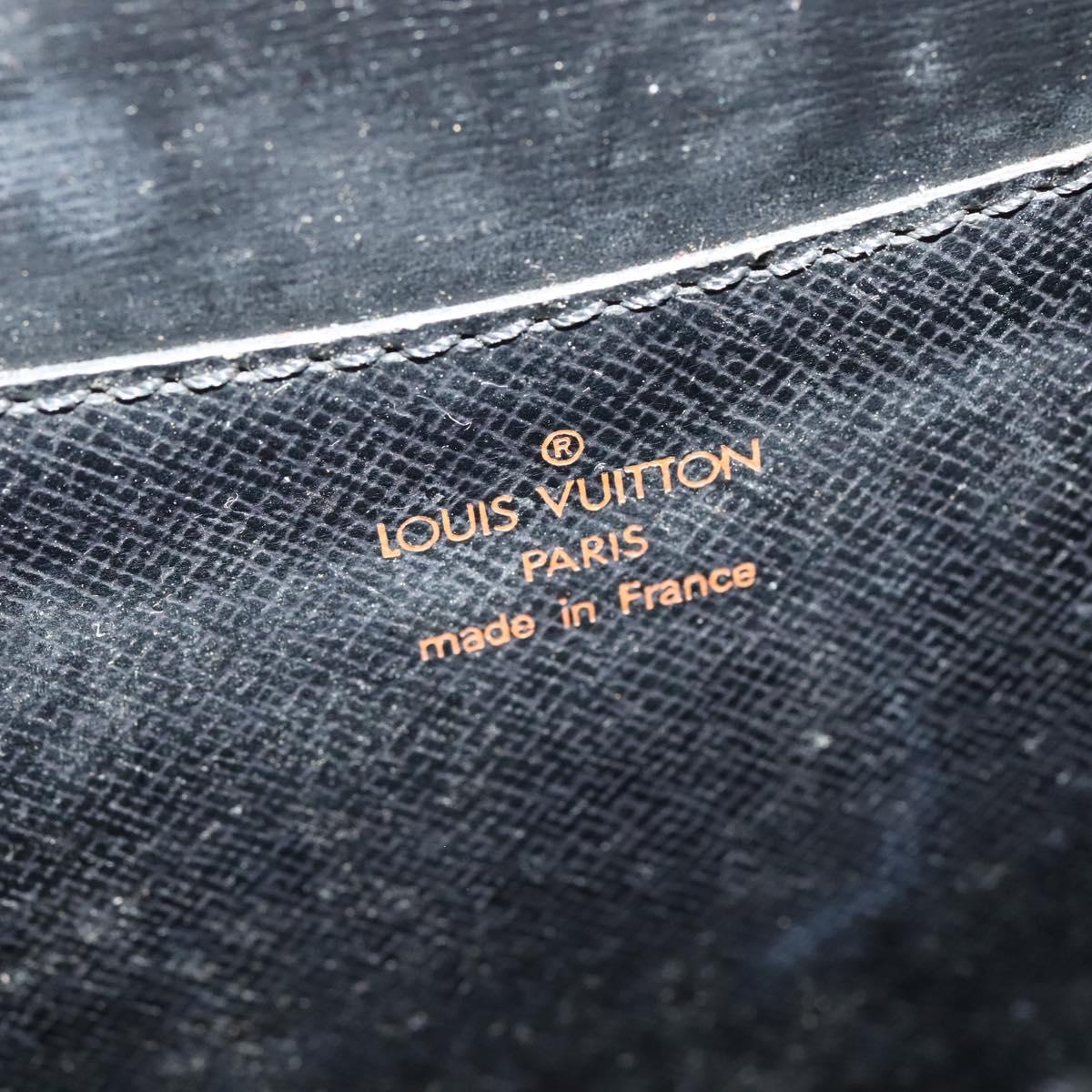 LOUIS VUITTON Epi Grenel Shoulder Bag Black M52362 LV Auth 139883