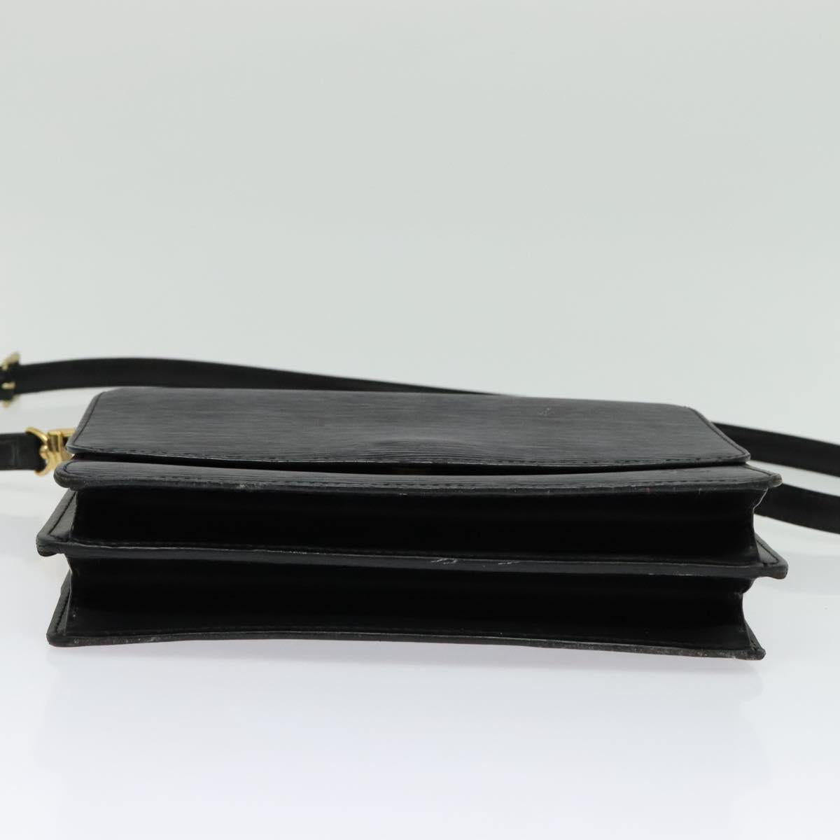 LOUIS VUITTON Epi Grenel Shoulder Bag Black M52362 LV Auth 139883