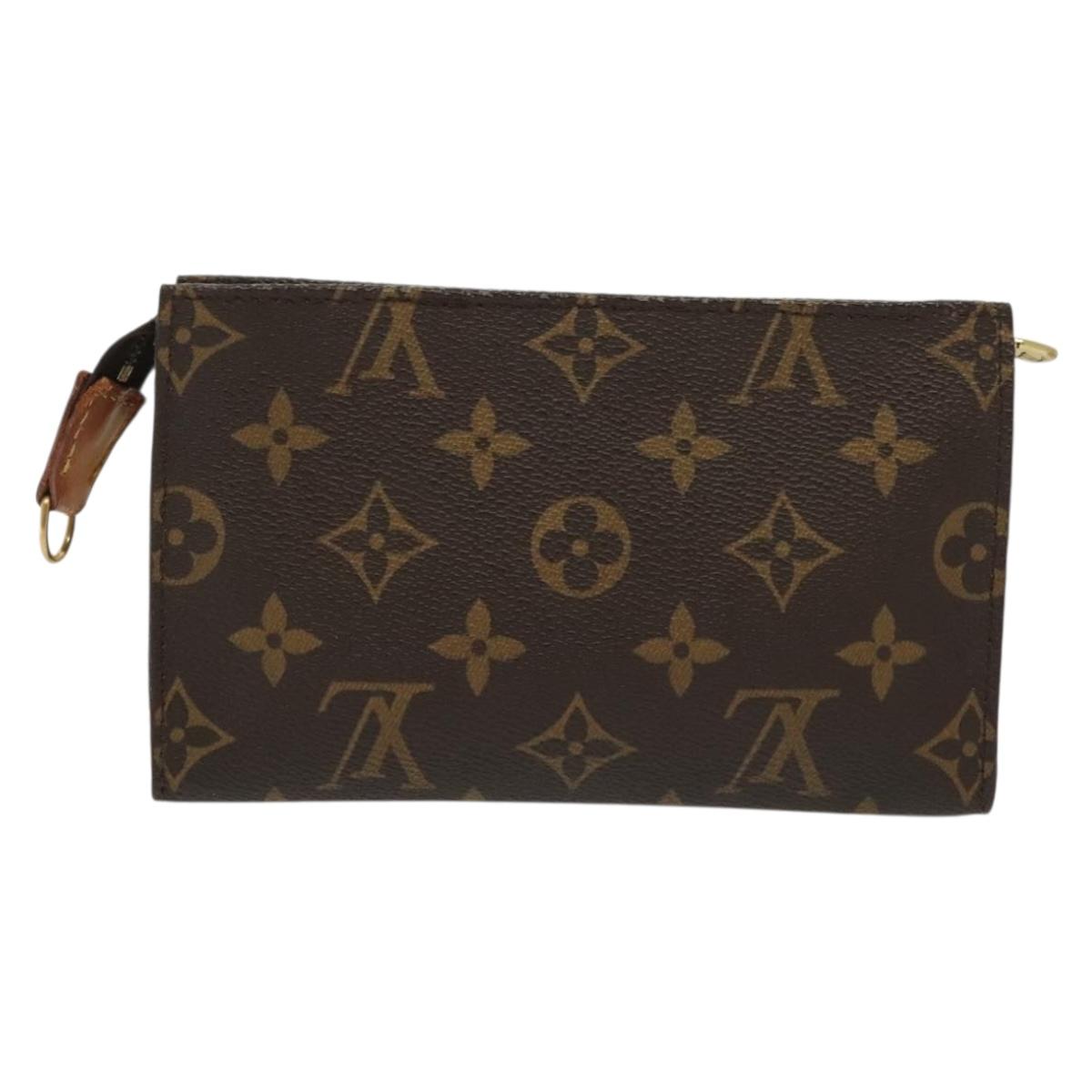 LOUIS VUITTON Monogram Bucket PM Accessory Pouch LV Auth 139885