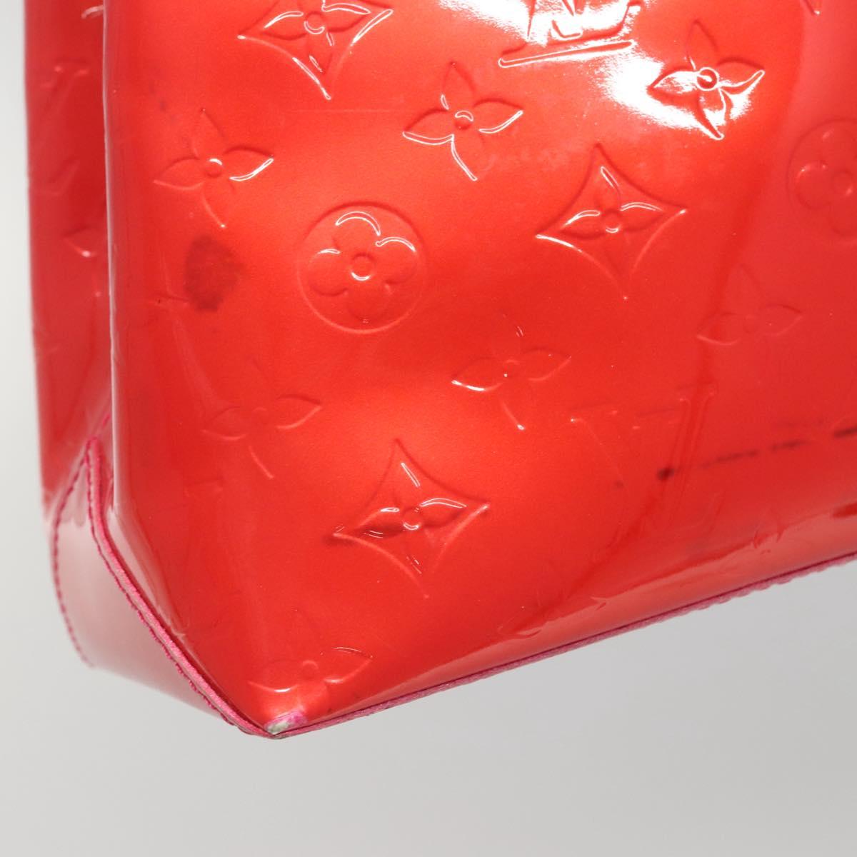 LOUIS VUITTON Monogram Vernis Wilshire PM Hand Bag Rose Pop M93643 Auth 139915