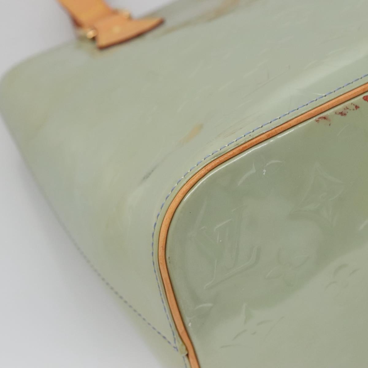 LOUIS VUITTON Monogram Vernis Houston Hand Bag Lavande M91218 LV Auth 139921