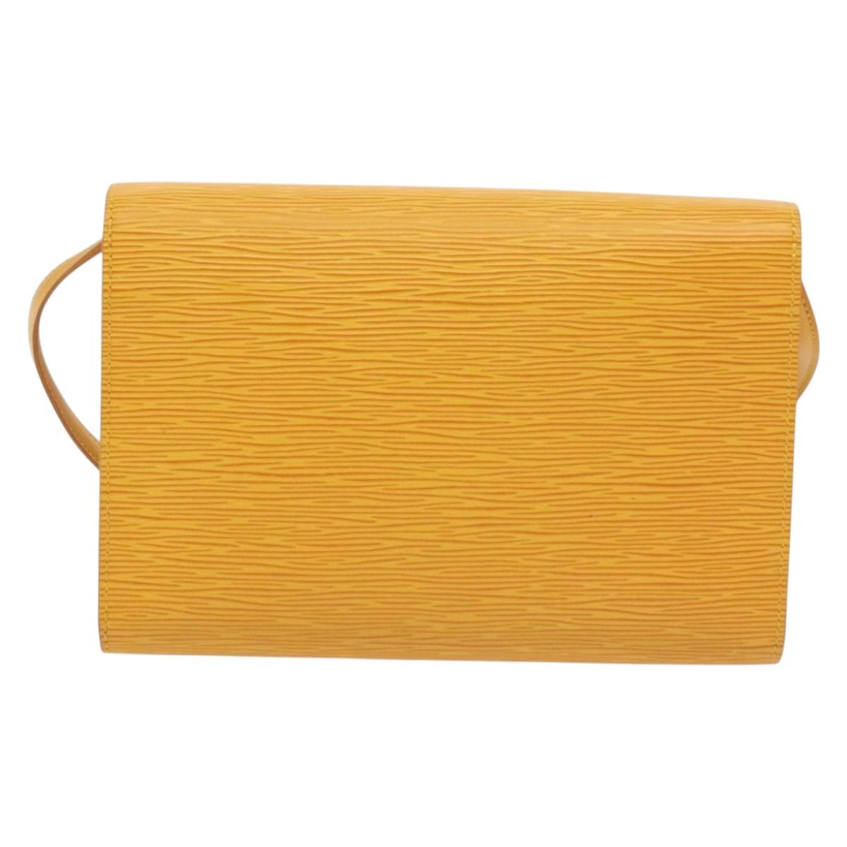 LOUIS VUITTON Epi Arsch Shoulder Bag Yellow M52579 LV Auth 139923