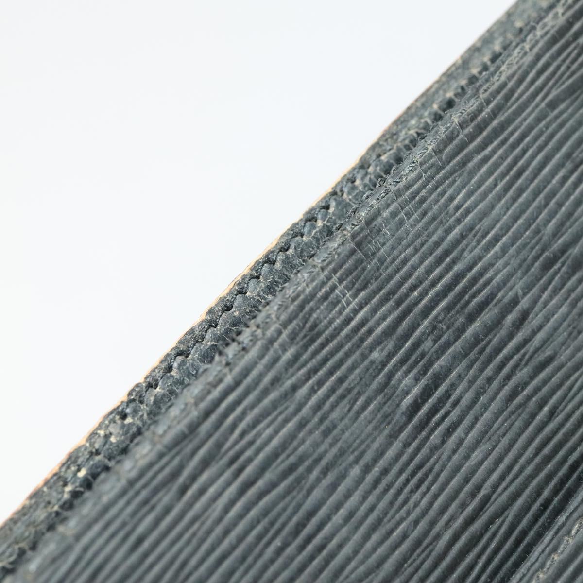 LOUIS VUITTON Epi Pochette Homme Clutch Bag 2Set Black Brown LV Auth 139924