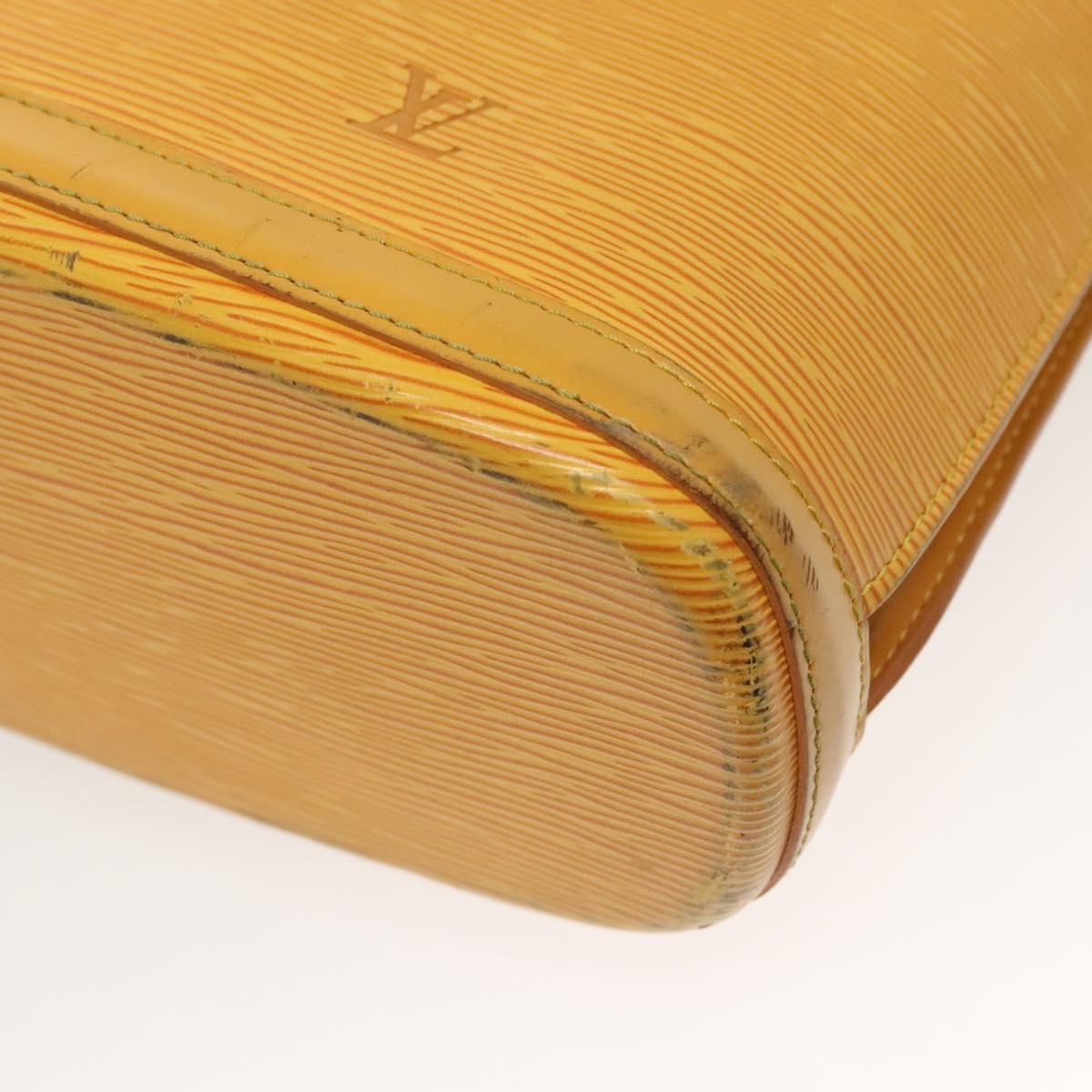 LOUIS VUITTON Epi Lussac Shoulder Bag Yellow M52289 LV Auth 139926