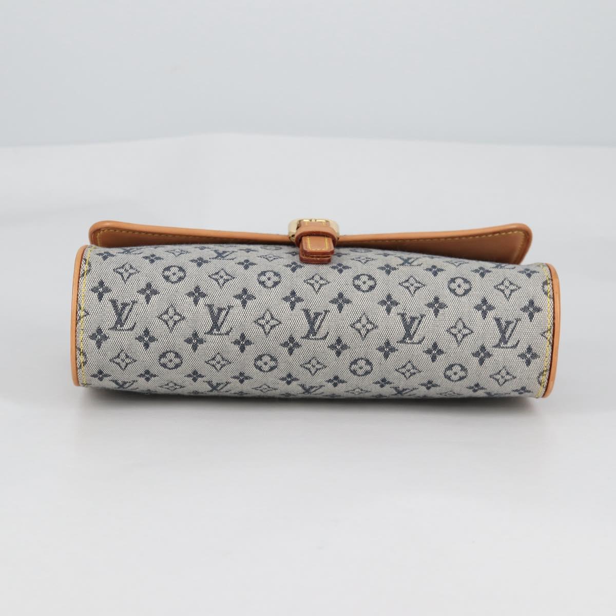 LOUIS VUITTON Monogram Mini Camille Chain Shoulder Bag Blue M92002 Auth 139930V