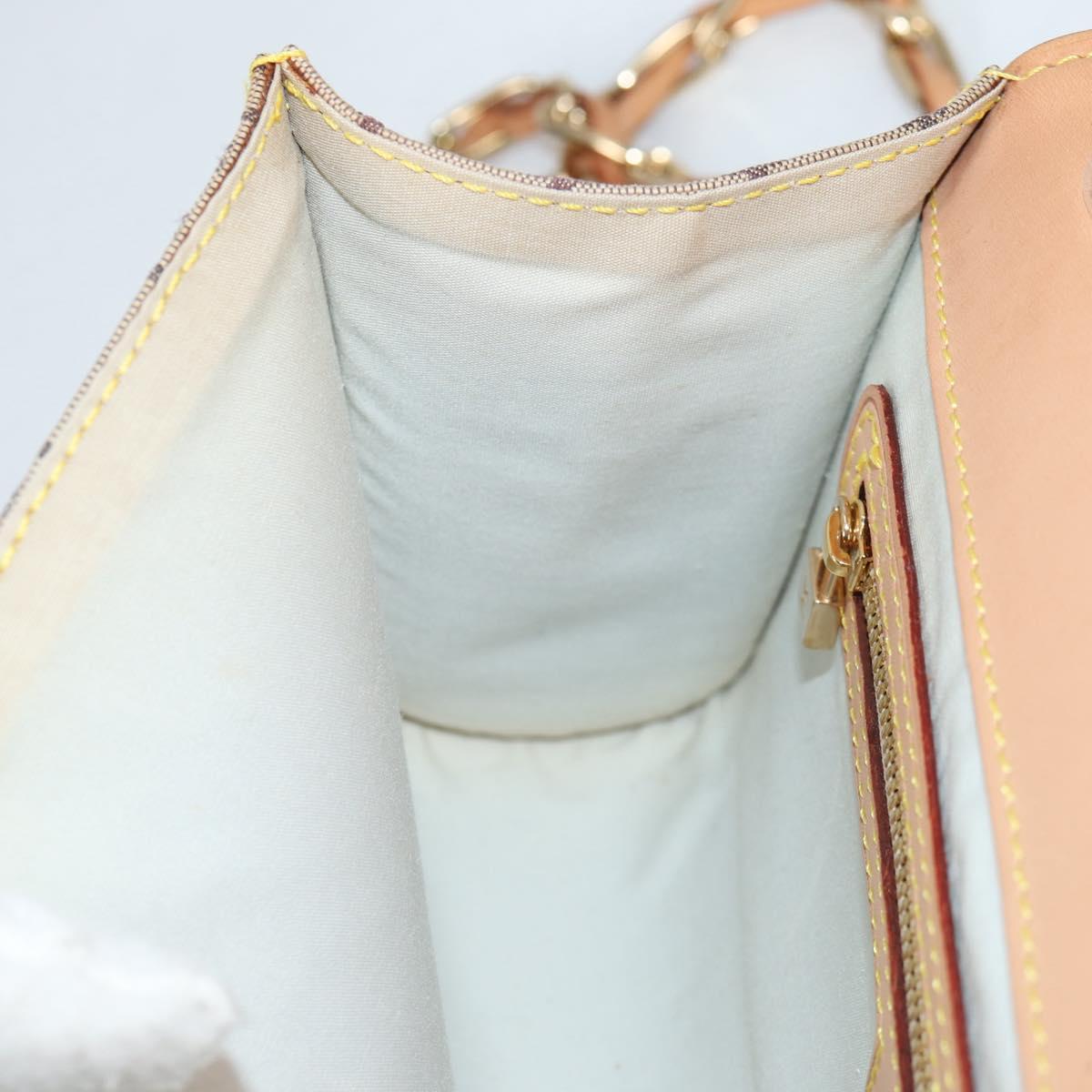 LOUIS VUITTON Monogram Mini Camille Chain Shoulder Bag Blue M92002 Auth 139930V