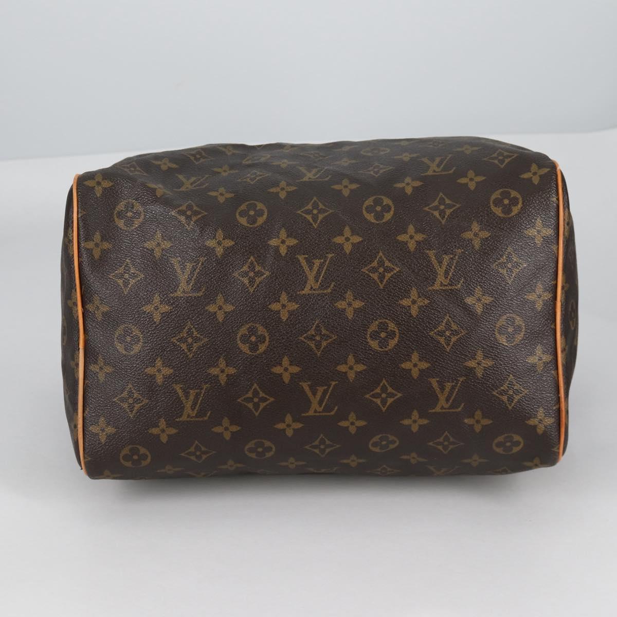 LOUIS VUITTON Monogram Speedy 30 Hand Bag M41526 LV Auth 139953