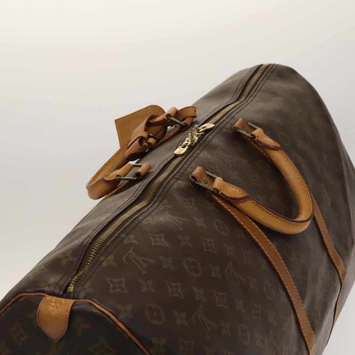 LOUIS VUITTON Monogram Keepall 60 Boston Bag M41422 LV Auth 139955
