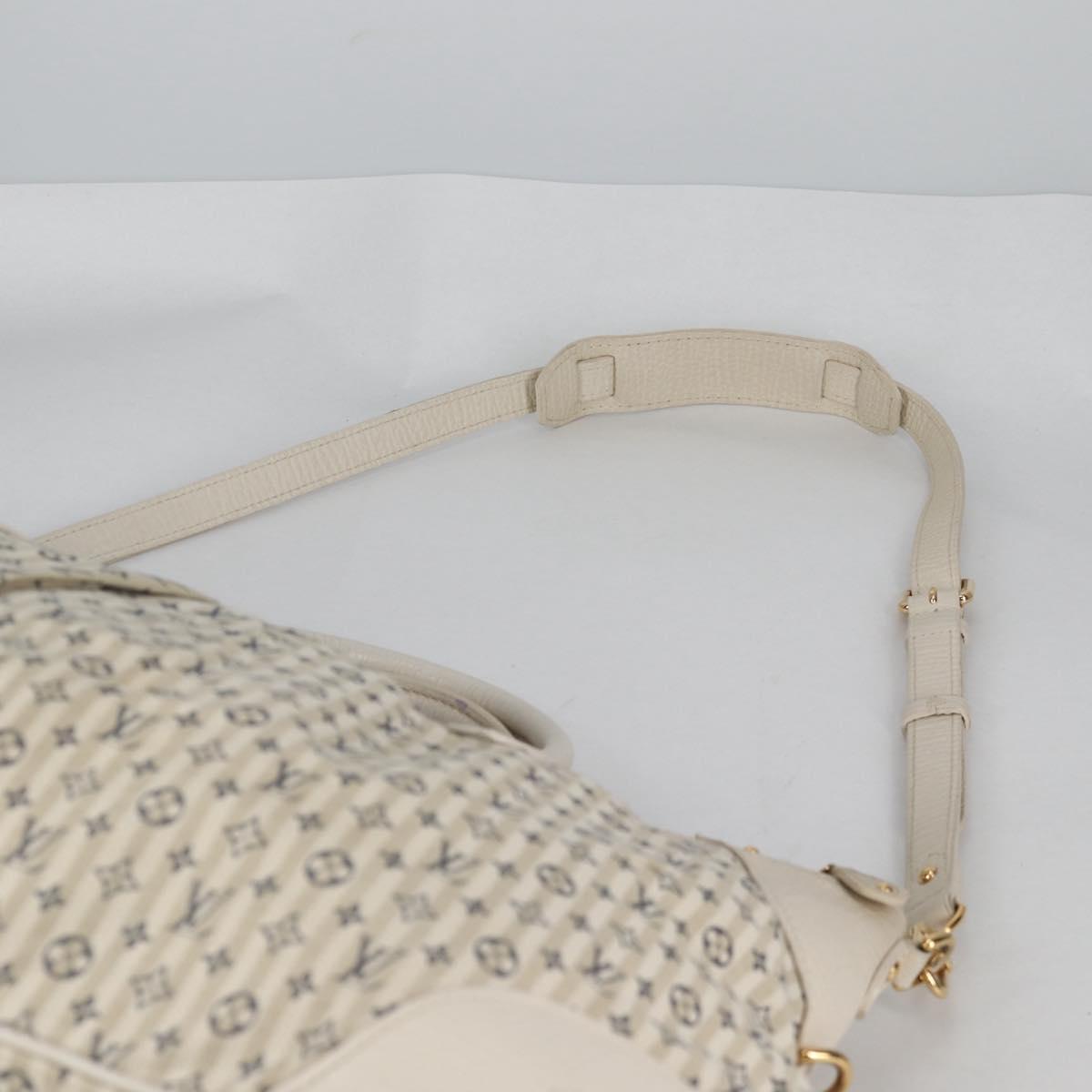 LOUIS VUITTON Monogram Mini Lin Croisette Marina GM Bag 2way M95492 Auth 139957
