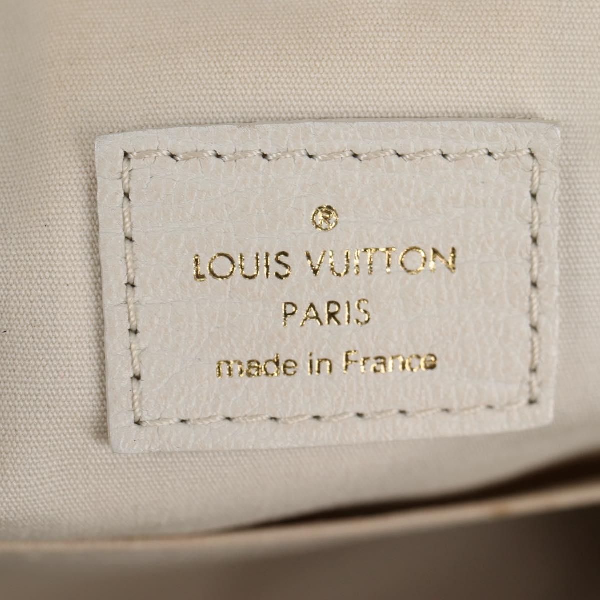 LOUIS VUITTON Monogram Mini Lin Croisette Marina GM Bag 2way M95492 Auth 139957